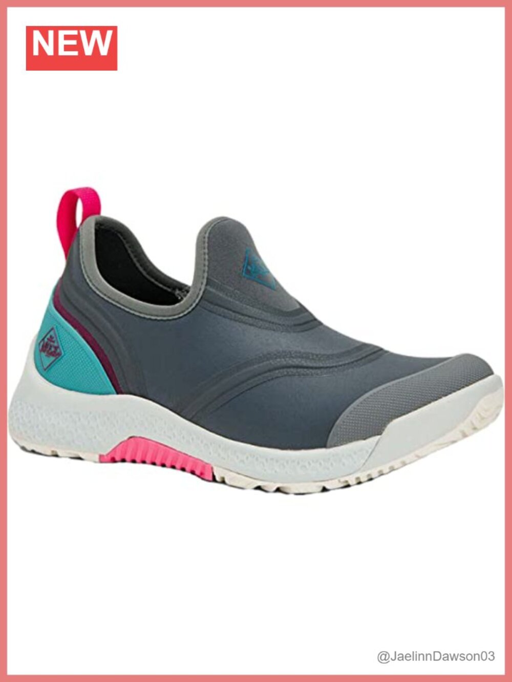 Muck Women's Outscape Slip-On Waterproof Rain Boots Neoprene Rubber
